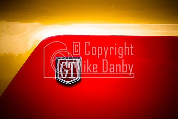 Car Detail of paint work & GT Badge